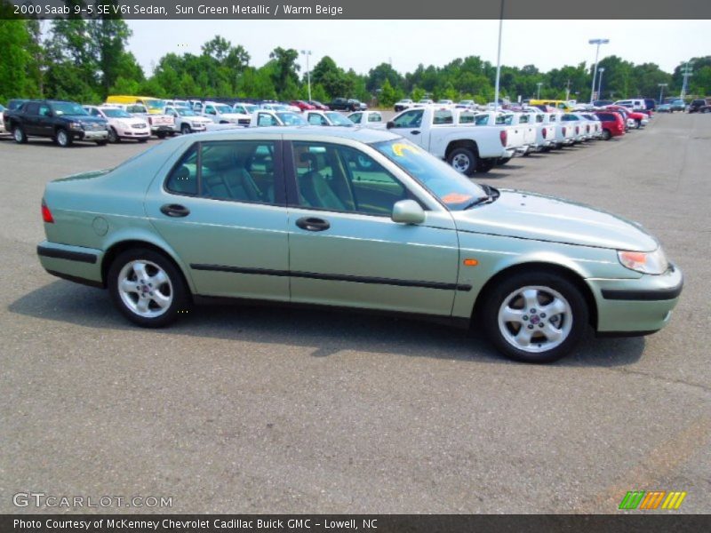  2000 9-5 SE V6t Sedan Sun Green Metallic