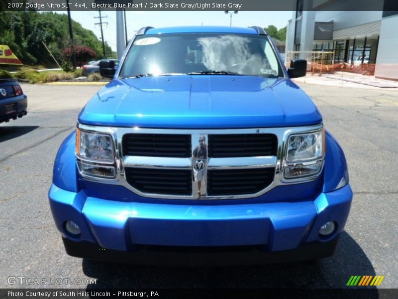 Electric Blue Pearl / Dark Slate Gray/Light Slate Gray 2007 Dodge Nitro SLT 4x4
