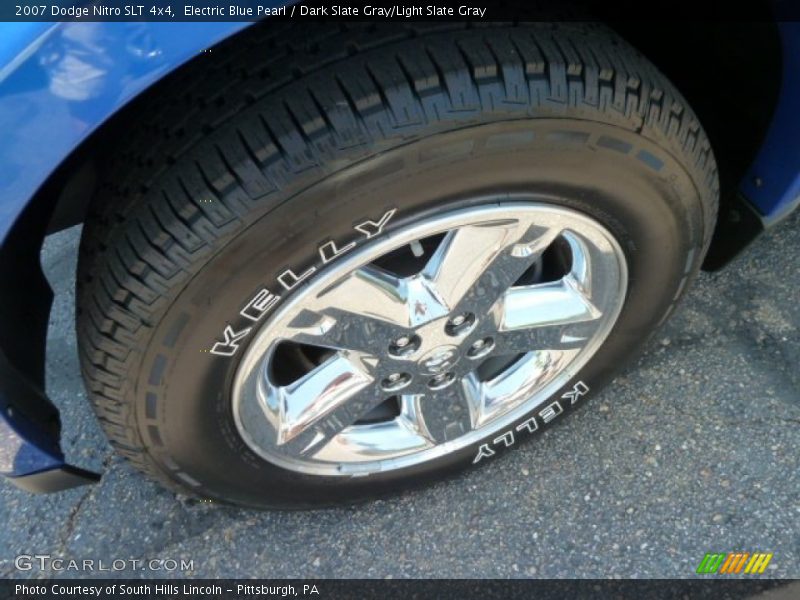 Electric Blue Pearl / Dark Slate Gray/Light Slate Gray 2007 Dodge Nitro SLT 4x4