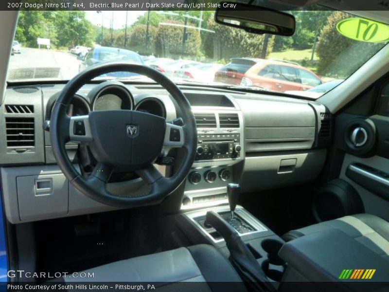 Electric Blue Pearl / Dark Slate Gray/Light Slate Gray 2007 Dodge Nitro SLT 4x4