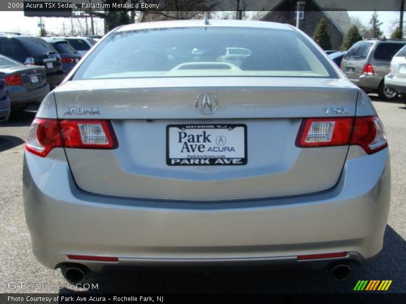 Palladium Metallic / Ebony 2009 Acura TSX Sedan