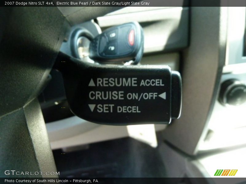Electric Blue Pearl / Dark Slate Gray/Light Slate Gray 2007 Dodge Nitro SLT 4x4