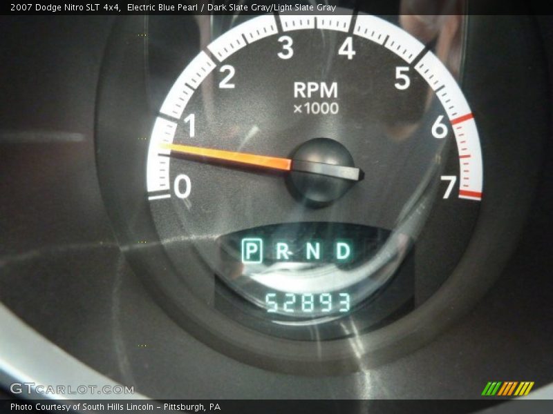 Electric Blue Pearl / Dark Slate Gray/Light Slate Gray 2007 Dodge Nitro SLT 4x4