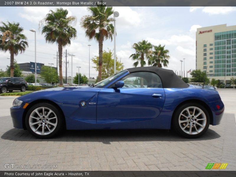  2007 Z4 3.0i Roadster Montego Blue Metallic