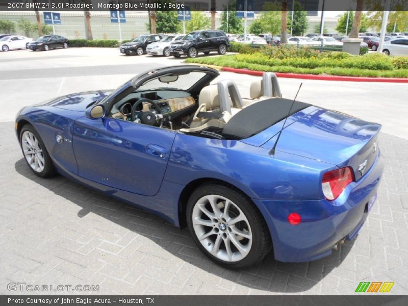  2007 Z4 3.0i Roadster Montego Blue Metallic