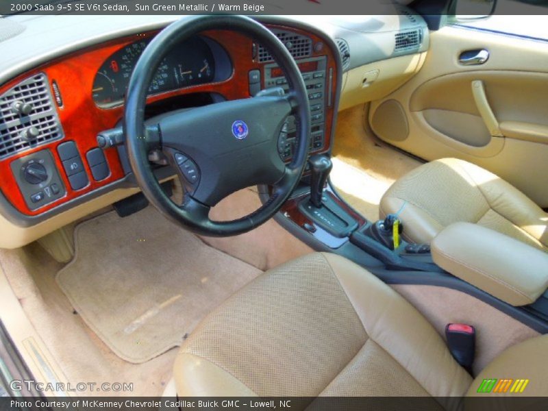 Warm Beige Interior - 2000 9-5 SE V6t Sedan 