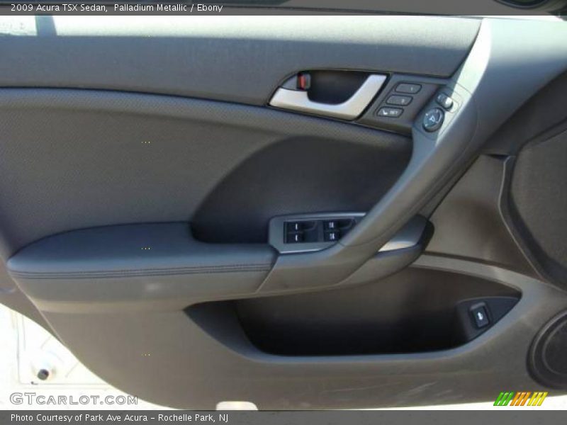 Palladium Metallic / Ebony 2009 Acura TSX Sedan