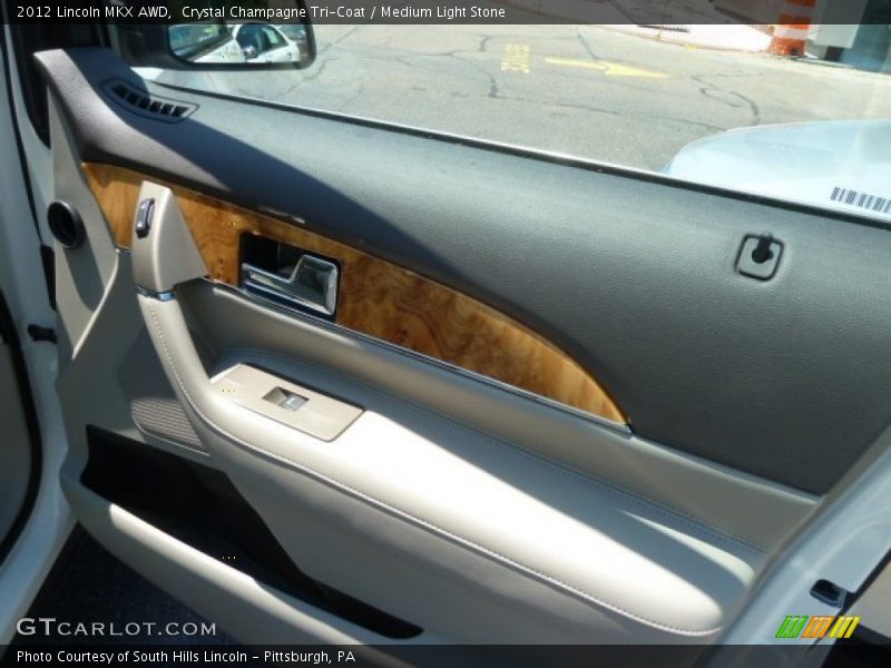Crystal Champagne Tri-Coat / Medium Light Stone 2012 Lincoln MKX AWD