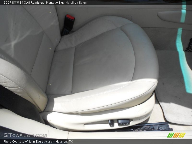 Montego Blue Metallic / Beige 2007 BMW Z4 3.0i Roadster