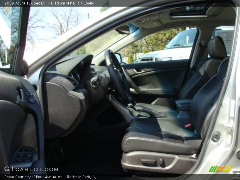 Palladium Metallic / Ebony 2009 Acura TSX Sedan