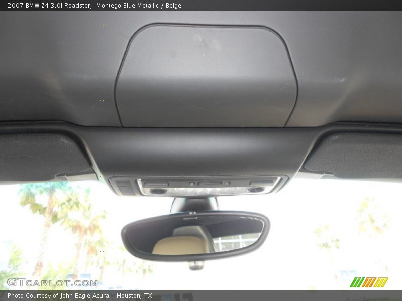 Montego Blue Metallic / Beige 2007 BMW Z4 3.0i Roadster