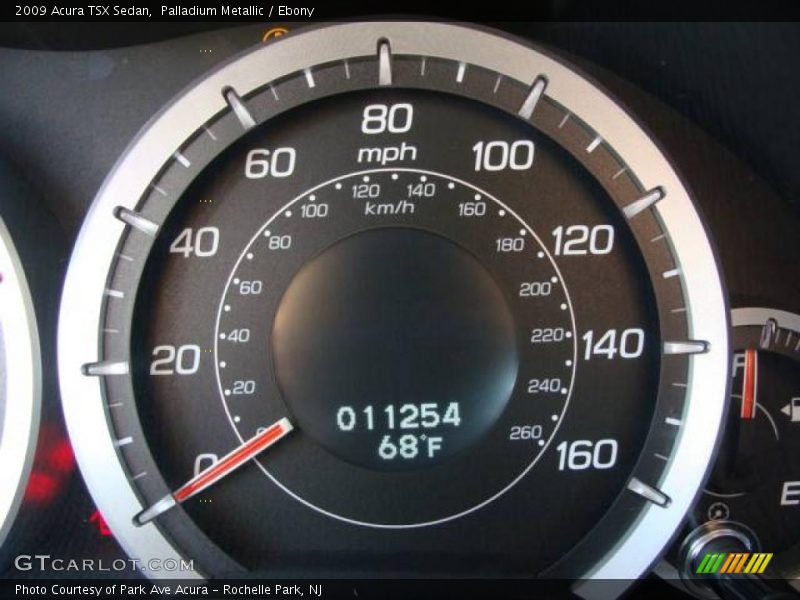Palladium Metallic / Ebony 2009 Acura TSX Sedan