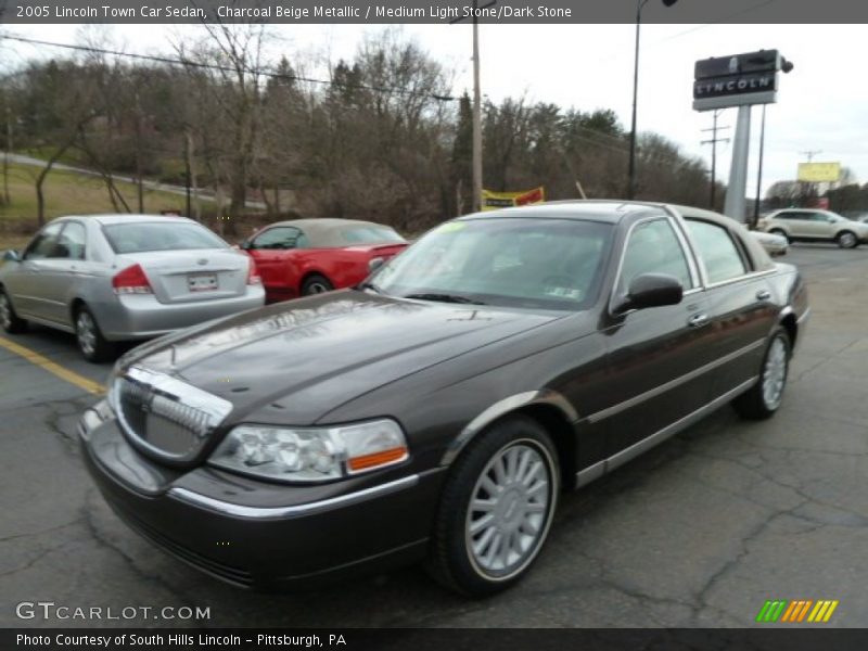 Charcoal Beige Metallic / Medium Light Stone/Dark Stone 2005 Lincoln Town Car Sedan