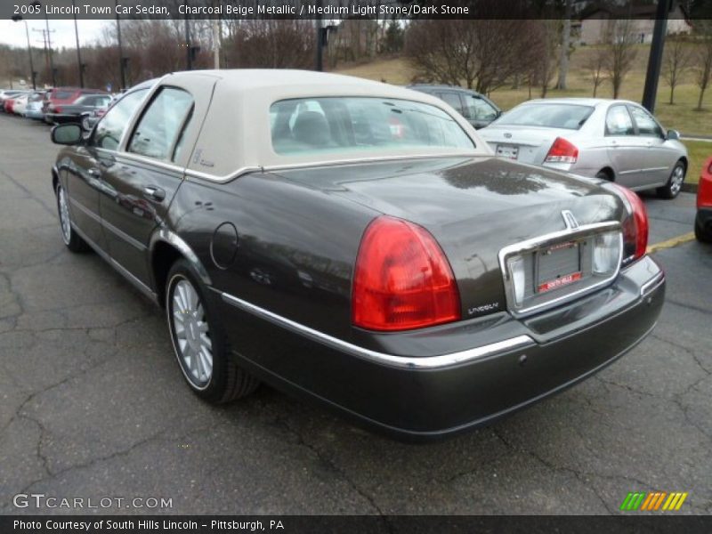 Charcoal Beige Metallic / Medium Light Stone/Dark Stone 2005 Lincoln Town Car Sedan