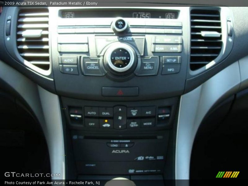 Palladium Metallic / Ebony 2009 Acura TSX Sedan