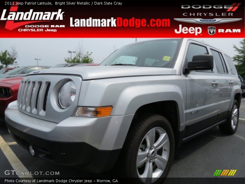 Bright Silver Metallic / Dark Slate Gray 2011 Jeep Patriot Latitude
