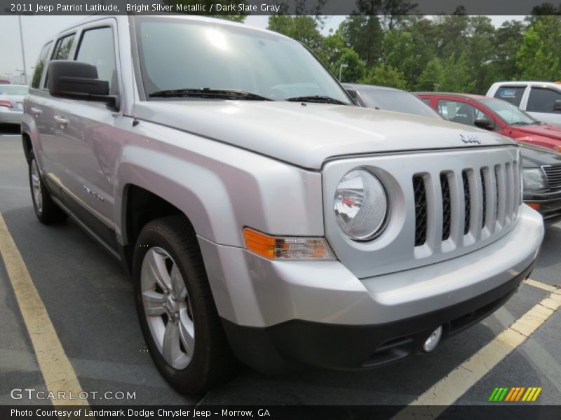 Bright Silver Metallic / Dark Slate Gray 2011 Jeep Patriot Latitude