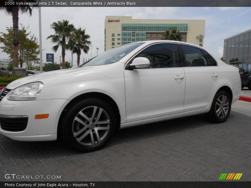 Campanella White / Anthracite Black 2006 Volkswagen Jetta 2.5 Sedan