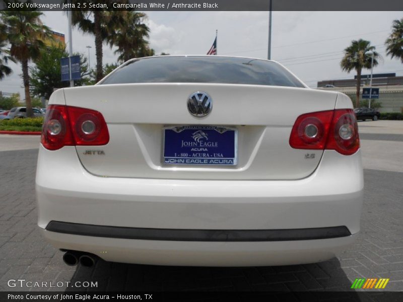 Campanella White / Anthracite Black 2006 Volkswagen Jetta 2.5 Sedan