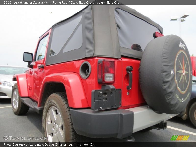 Flame Red / Dark Slate Gray/Medium Slate Gray 2010 Jeep Wrangler Sahara 4x4