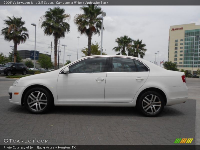 Campanella White / Anthracite Black 2006 Volkswagen Jetta 2.5 Sedan