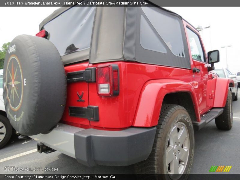 Flame Red / Dark Slate Gray/Medium Slate Gray 2010 Jeep Wrangler Sahara 4x4