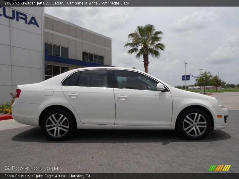 Campanella White / Anthracite Black 2006 Volkswagen Jetta 2.5 Sedan