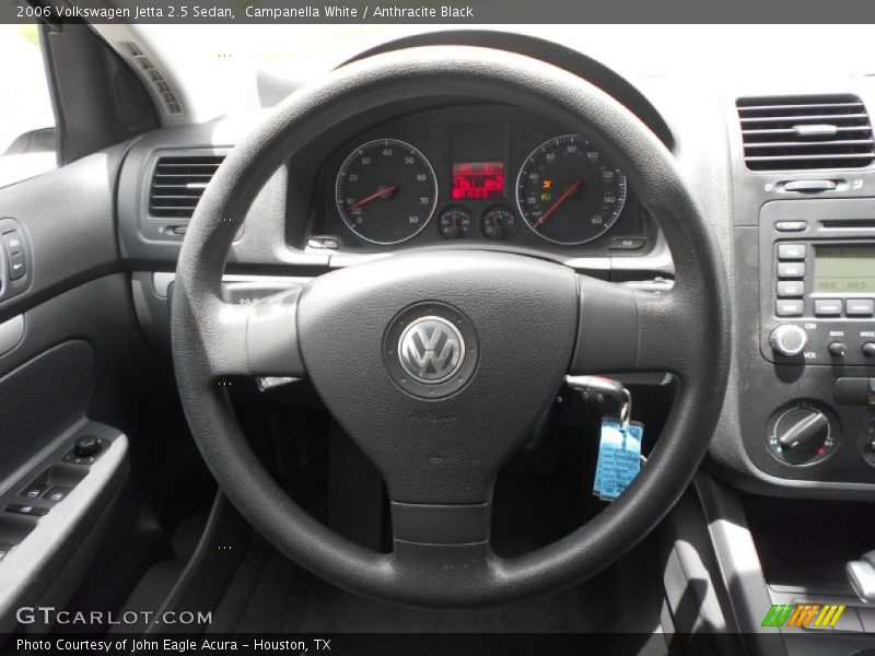 Campanella White / Anthracite Black 2006 Volkswagen Jetta 2.5 Sedan
