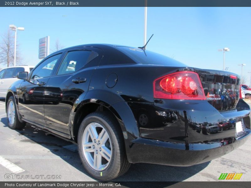 Black / Black 2012 Dodge Avenger SXT