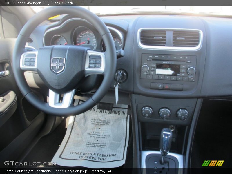 Black / Black 2012 Dodge Avenger SXT
