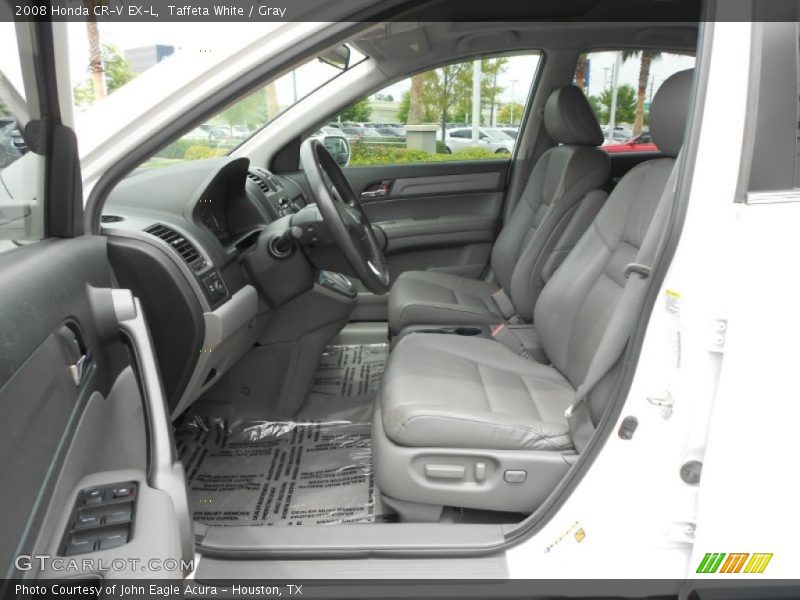 Taffeta White / Gray 2008 Honda CR-V EX-L