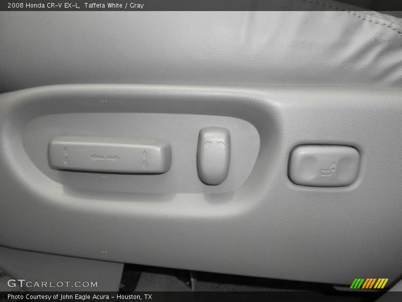 Taffeta White / Gray 2008 Honda CR-V EX-L