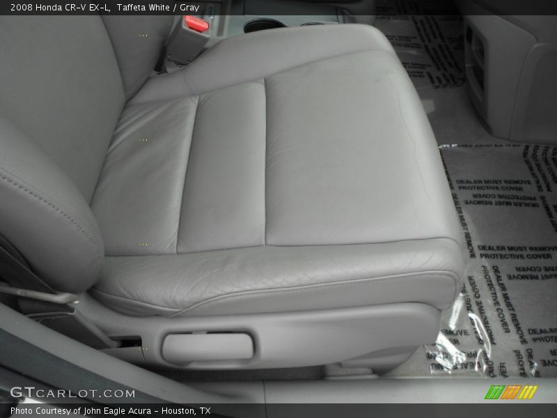 Taffeta White / Gray 2008 Honda CR-V EX-L