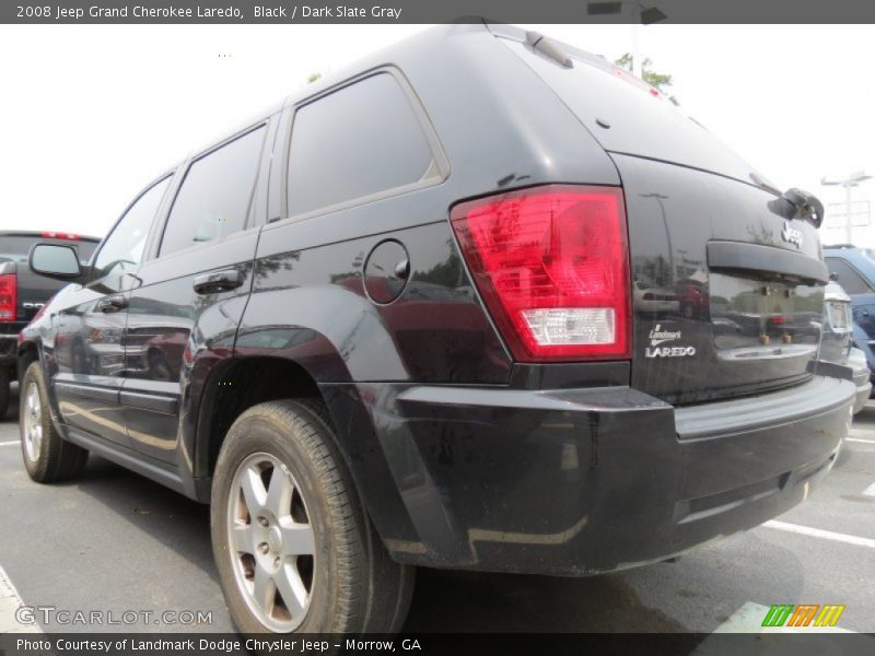 Black / Dark Slate Gray 2008 Jeep Grand Cherokee Laredo