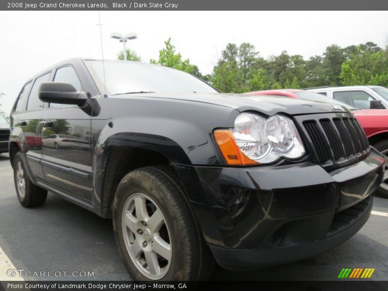Black / Dark Slate Gray 2008 Jeep Grand Cherokee Laredo