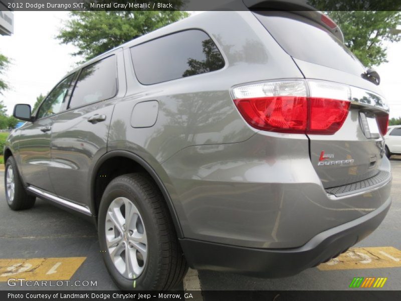 Mineral Gray Metallic / Black 2012 Dodge Durango SXT