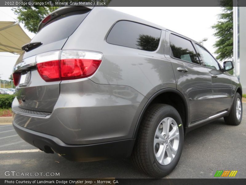 Mineral Gray Metallic / Black 2012 Dodge Durango SXT