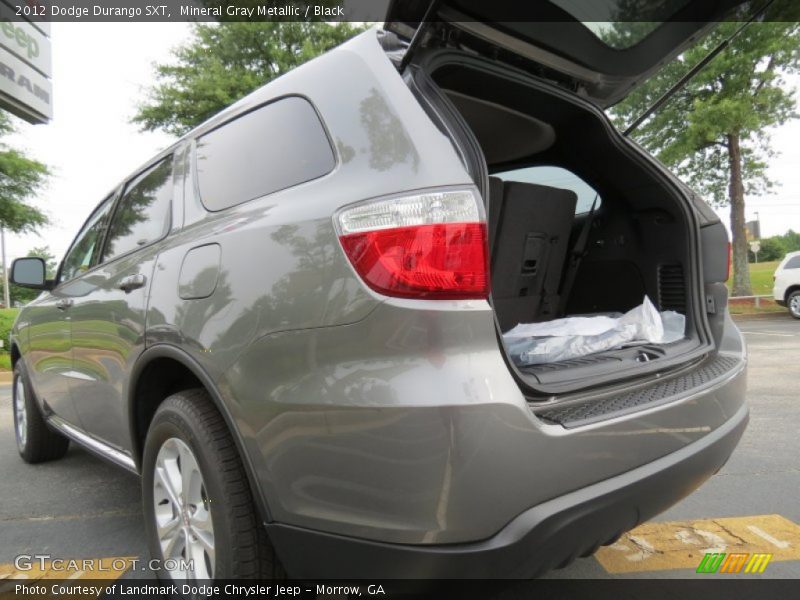 Mineral Gray Metallic / Black 2012 Dodge Durango SXT