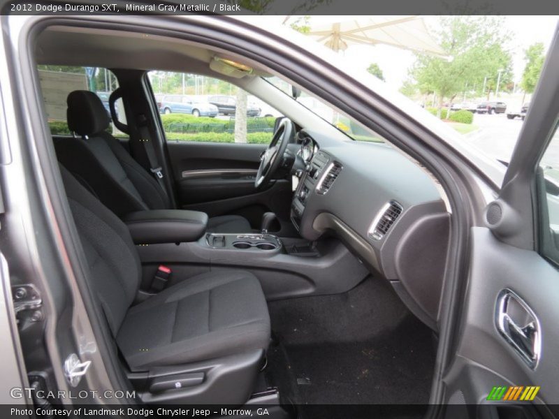 Mineral Gray Metallic / Black 2012 Dodge Durango SXT