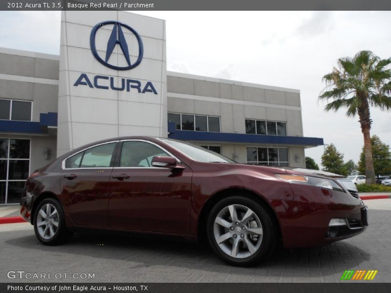 Basque Red Pearl / Parchment 2012 Acura TL 3.5