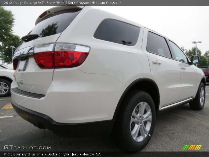 Stone White / Dark Graystone/Medium Graystone 2012 Dodge Durango SXT