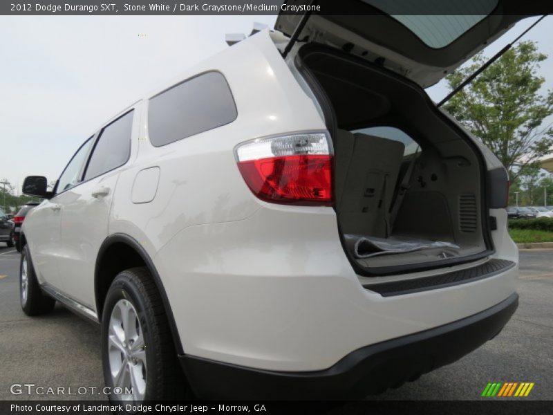Stone White / Dark Graystone/Medium Graystone 2012 Dodge Durango SXT