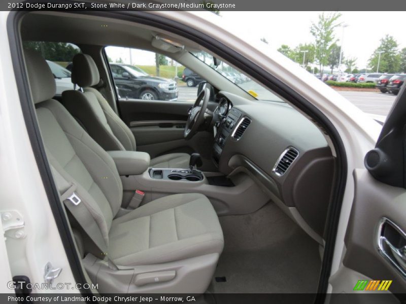 Stone White / Dark Graystone/Medium Graystone 2012 Dodge Durango SXT
