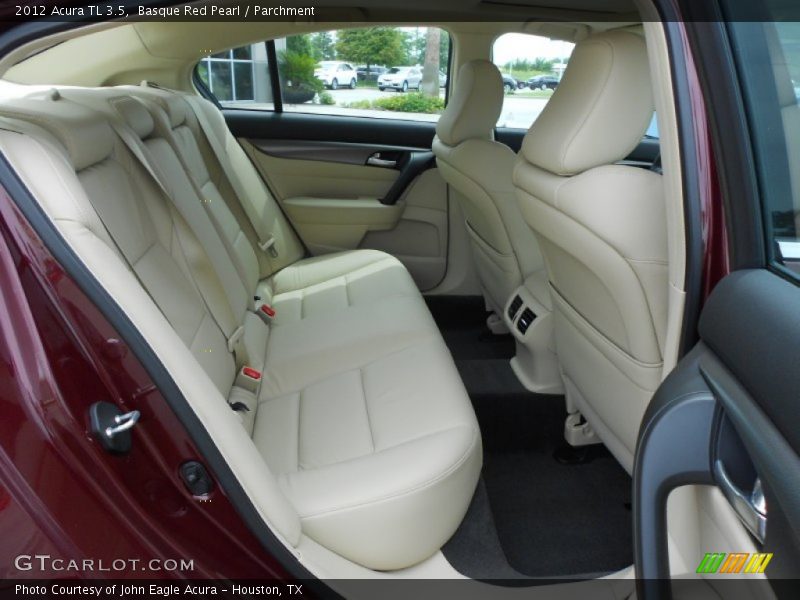 Rear Seat of 2012 TL 3.5