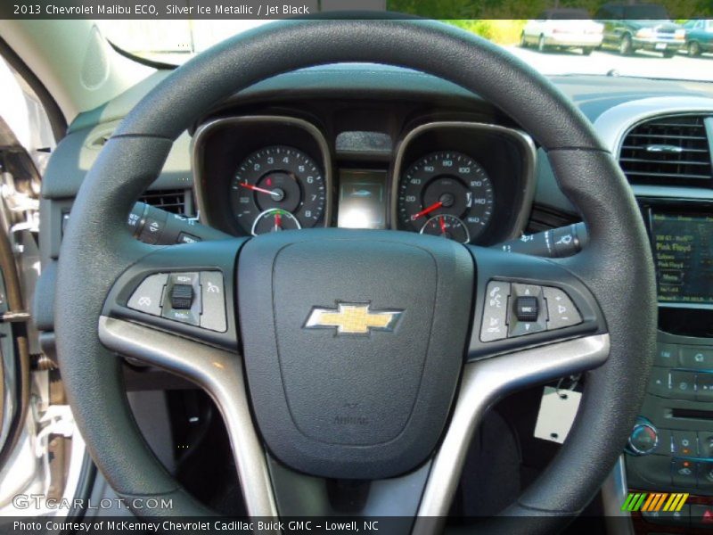 Silver Ice Metallic / Jet Black 2013 Chevrolet Malibu ECO