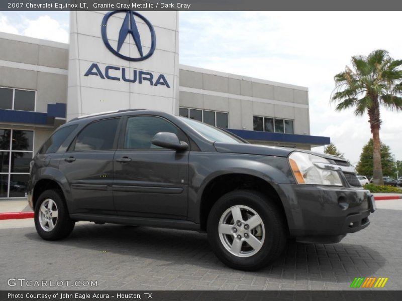 Granite Gray Metallic / Dark Gray 2007 Chevrolet Equinox LT