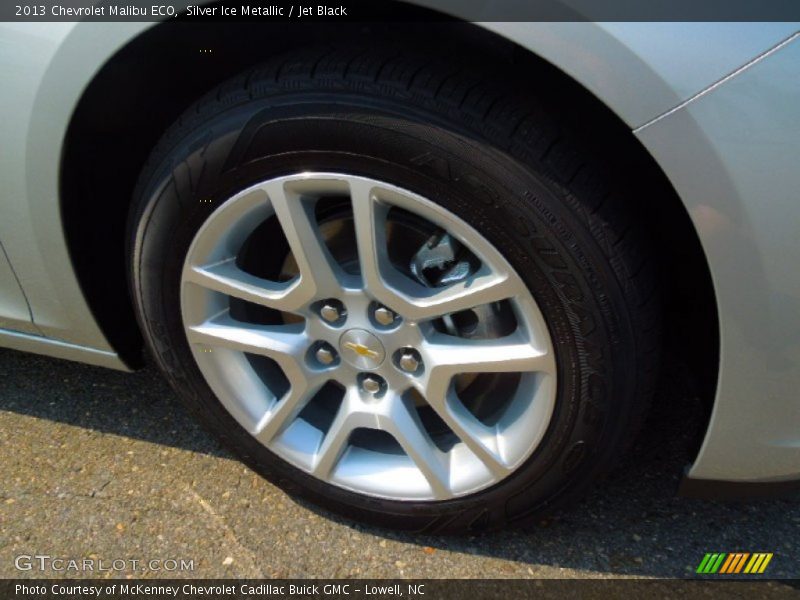 Silver Ice Metallic / Jet Black 2013 Chevrolet Malibu ECO