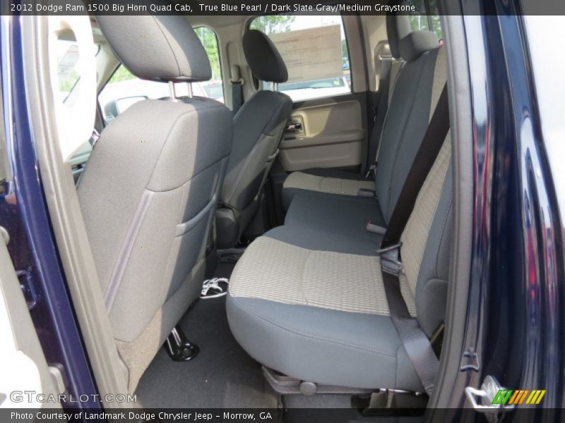True Blue Pearl / Dark Slate Gray/Medium Graystone 2012 Dodge Ram 1500 Big Horn Quad Cab