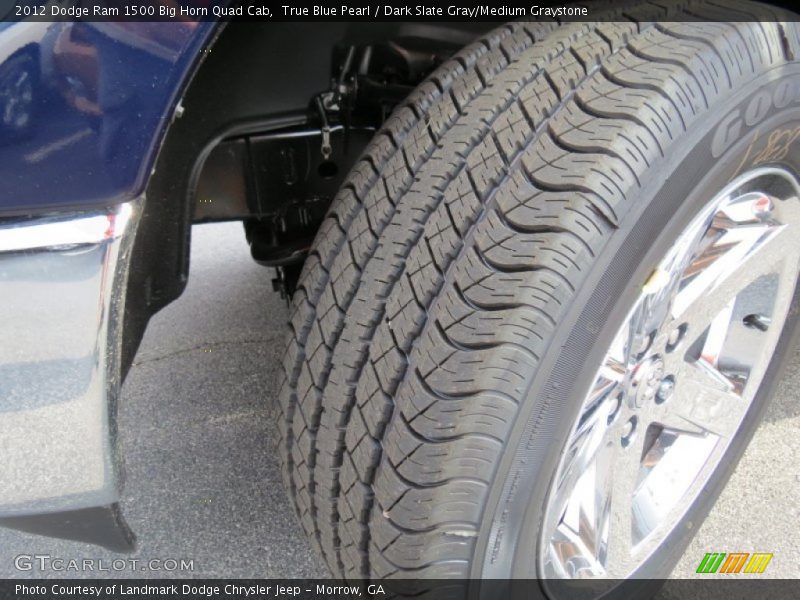 True Blue Pearl / Dark Slate Gray/Medium Graystone 2012 Dodge Ram 1500 Big Horn Quad Cab