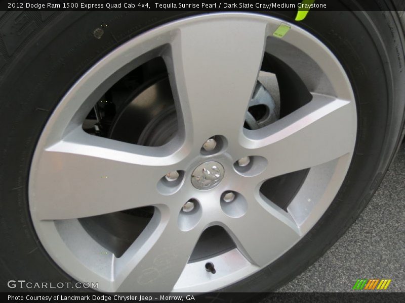 Tequila Sunrise Pearl / Dark Slate Gray/Medium Graystone 2012 Dodge Ram 1500 Express Quad Cab 4x4